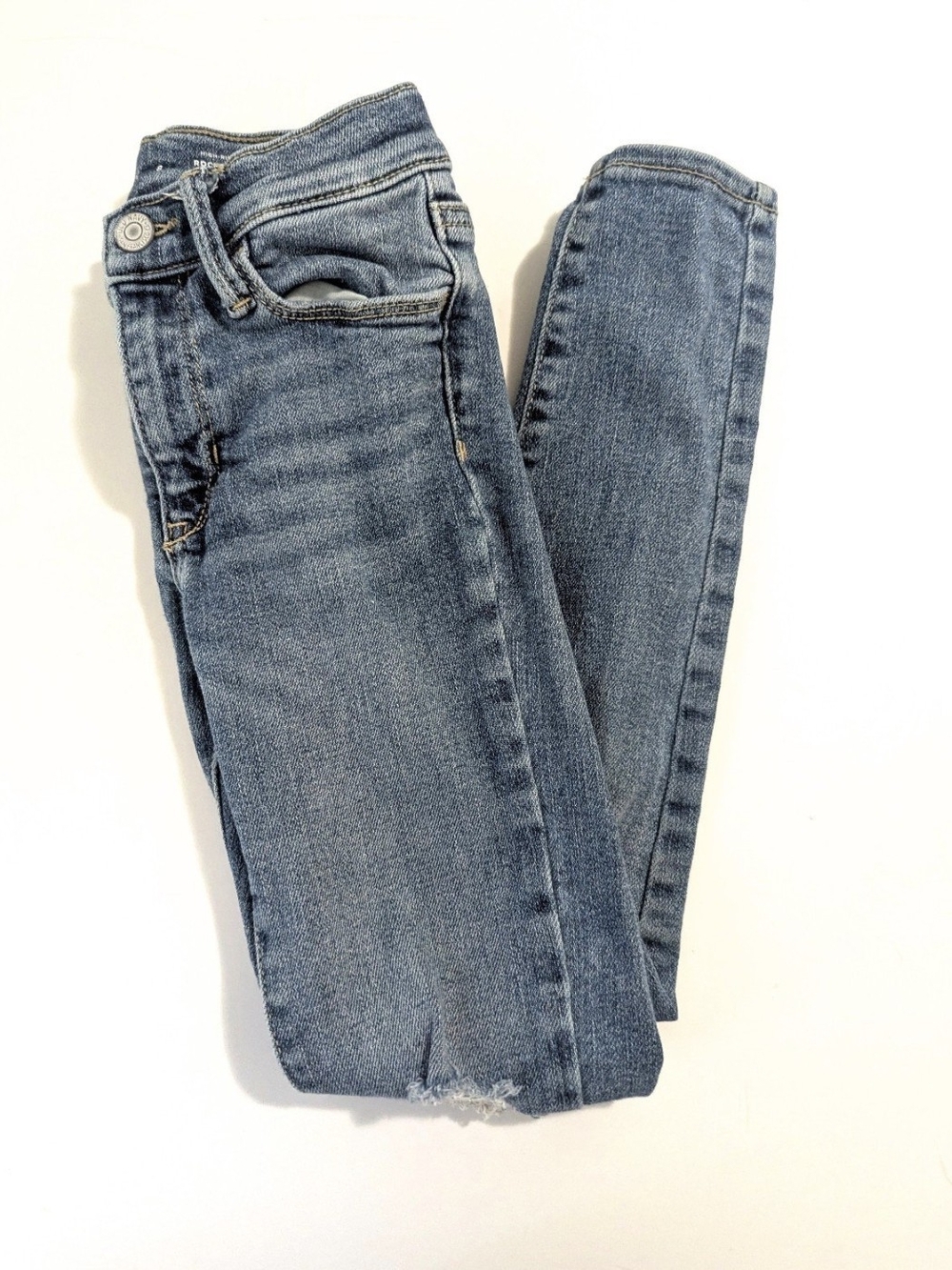 High-Waisted Rockstar 360° Stretch Ripped Jeggings for Girls